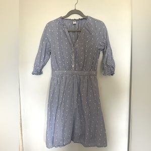 Old Navy Blue and White Spring Dress